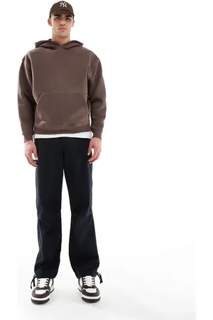 ASOS Pantalones cargo negros holgados de