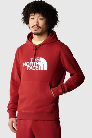 The North Face Sudadera marrón hierro sin aberturas con capucha Light Drew Peak de -Rojo