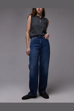 Tommy Hilfiger Vaqueros de corte recto slim con lavado oscuro Layla de -Azul
