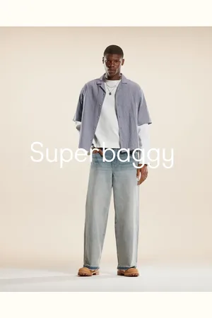 ASOS Vaqueros muy holgados con y tintado morado de