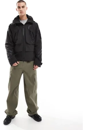 G-Star Parka cargo negra técnica de