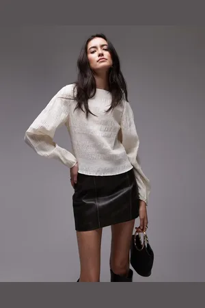 & OTHER STORIES Blusa blanca texturizada de -Verde