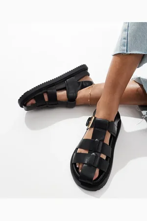 Schuh Sandalias cangrejeras negras con plantilla Taria de