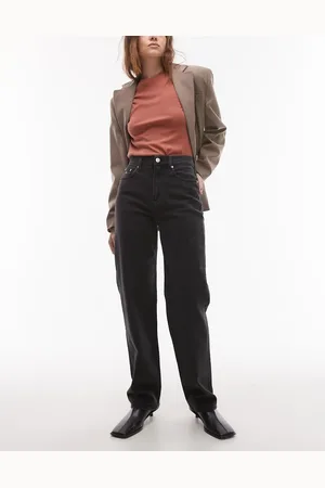 Tommy Hilfiger Vaqueros negro lavado de corte recto slim Layla de