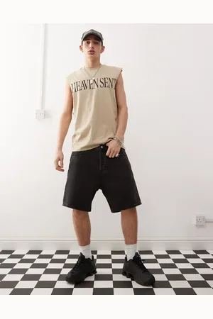 Weekday Pantalones cortos vaqueros apagado holgados Space Lux exclusivos en ASOS de