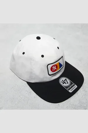 47 Brand Gorra blanca y negra con logo de colores primarios de los NY Yankees de -Multicolor