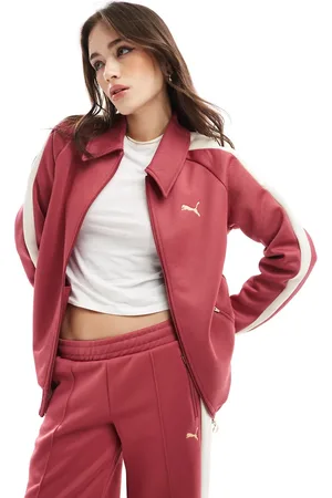 PUMA Chaqueta de chándal T7 de (parte de un conjunto)-Rojo