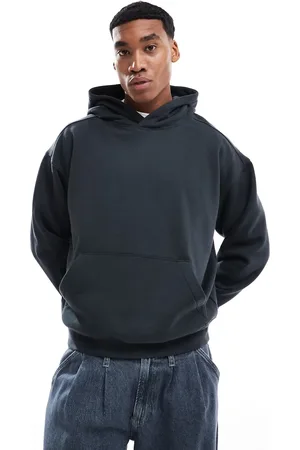 Cotton On Sudadera lavado de corte cuadrado con capucha de Cotton On-Marrón