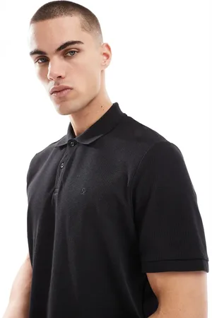 JACK & JONES Polo de punto gofrado texturizado de