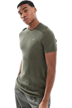 Hollister Camiseta de manga corta de tejido texturizado Icon de -Rojo