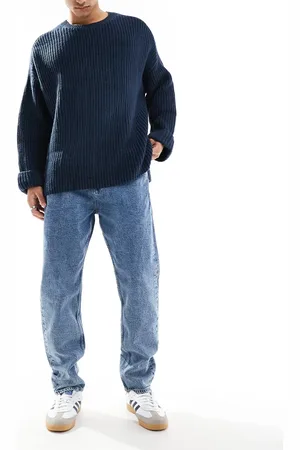 Tommy Hilfiger Vaqueros con lavado medio de corte tapered holgado Isaac de -Azul