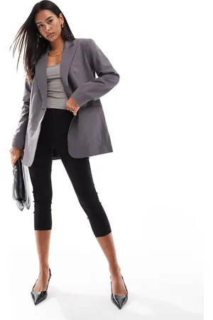 ASOS Americana de sastre pizarra holgada de