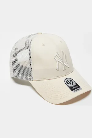 47 Brand Gorra de camionero con logo en contraste de los NY Yankees Clean Up de -Neutro