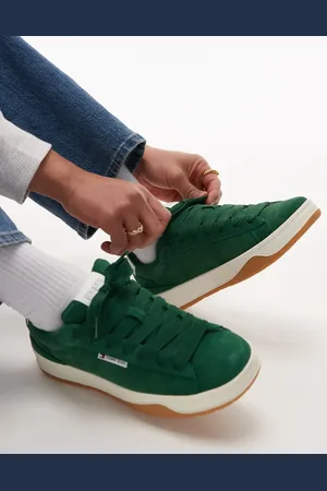 Tommy Hilfiger Zapatillas deportivas verdes de estilo skater de