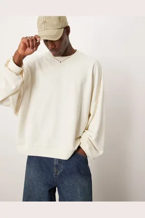 ASOS Sudadera ligera de corte cuadrado ultragrande de