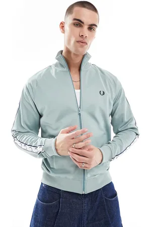 Fred Perry Chaqueta de traje hielo con cinta en contraste de