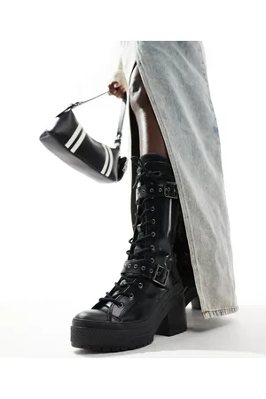 Converse Botas negras con tacón Chuck 70 De Luxe de