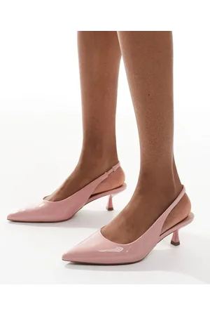 New Look Zapatos rosas destalonados de tacón de