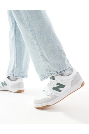 New Balance Zapatillas de deporte blancas y grises 480L de
