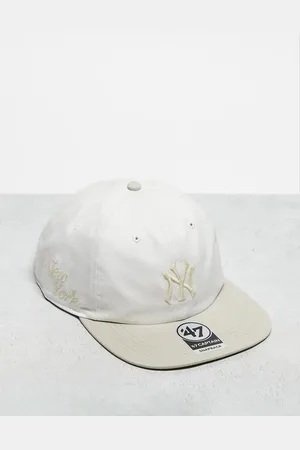 47 Brand Gorra color entallada con visera recta y diseño de los NY Yankees de -Neutro