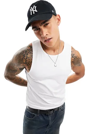 Weekday Top sin mangas de corte estándar de