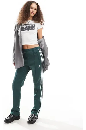 adidas Pantalones de chándal verdes Classics de