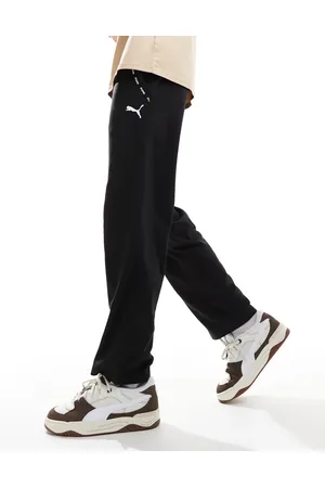 PUMA Joggers negros con detalle de cinta PWRFleece Lite de