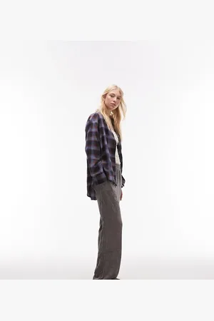 Topshop Joggers grises de pana de