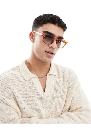 ASOS Gafas de sol color tostado mate de estilo retro de
