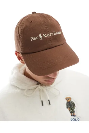 Ralph Lauren Gorra de béisbol elástica con logo grande de sarga de