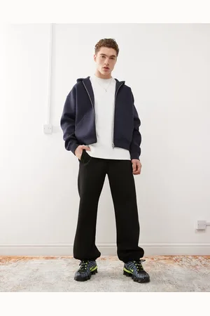 Weekday Joggers negros de tejido efecto neopreno Simon de