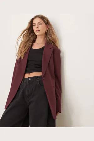 ASOS Americana de sastre rojo holgada de