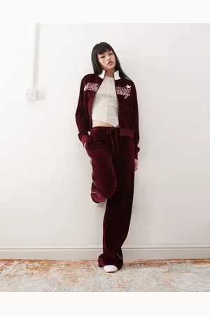 Reclaimed Joggers de pernera ancha de -Rojo