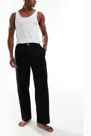 Calvin Klein Pantalones de pijama negros CK Established de
