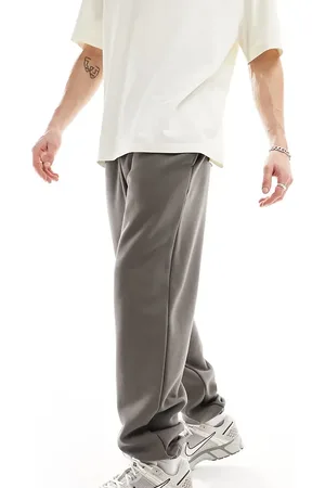 COLLUSION Joggers en color antracita de -Gris