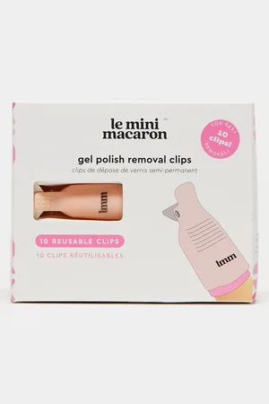 Le Mini Macaron Pinzas quitaesmalte para esmalte de uñas en gel de