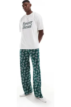 ASOS Pijama con estampado gráfico "Forever Blessed" de