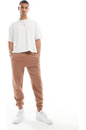 Jordan Joggers marrones de felpa Brooklyn de