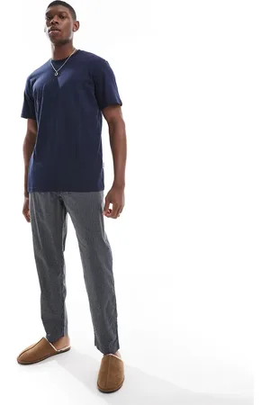 Only & Sons Pijama a cuadros de pantalones y camiseta con caja de regalo de