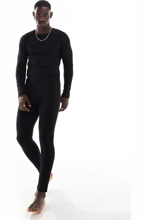 HUGO BOSS Pantalones térmicos negros Infinity Johns de