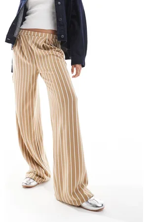 ASOS Pantalones de sastre color a rayas de -Multicolor
