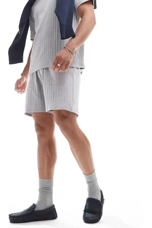 JACK & JONES Pantuflas estilo mocasín de antelina de