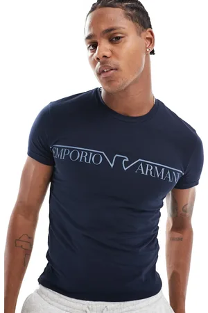 Armani Exchange Camiseta de estar por casa con logo de Emporio Armani Bodywear