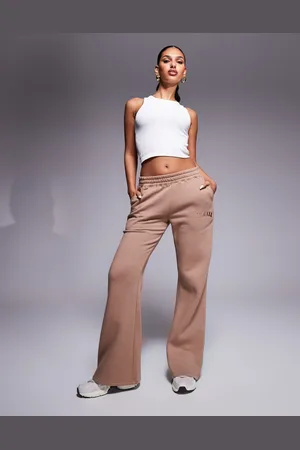 Kaiia Joggers marrón expreso de pernera ancha de (parte de un conjunto)