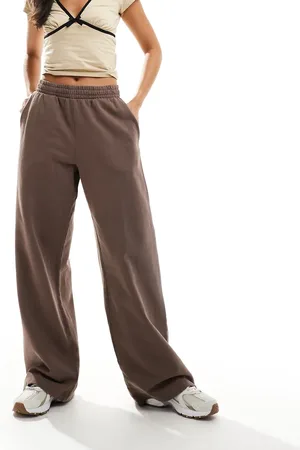 Weekday Joggers marrón topo de corte ancho suelto de