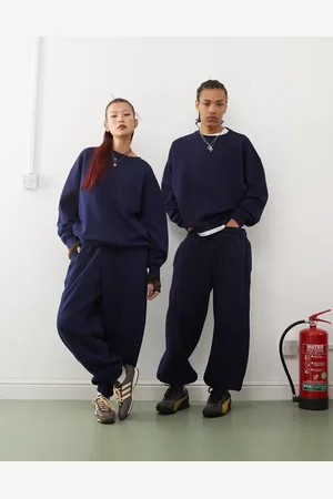 Reclaimed Joggers holgados unisex de -Negro