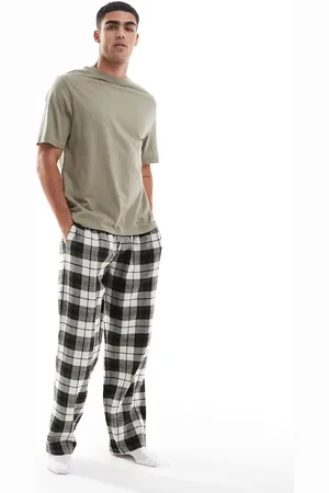 River Island Pijama a cuadros verdes de
