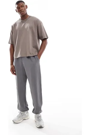 ASOS Joggers gris carbón extragrandes de tejido texturizado de (parte de un conjunto)