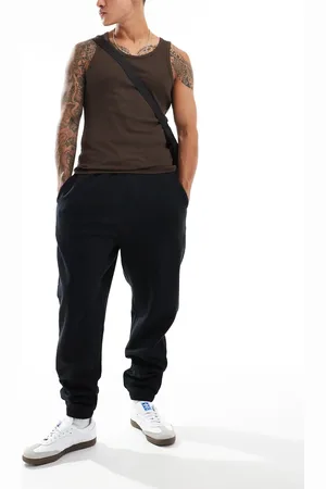 ASOS Joggers negros básicos extragrandes de