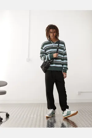 Weekday Joggers negros extragrandes de